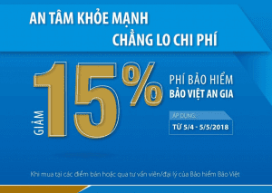 Giảm phí lên đến 15% khi tham gia tại ibaoviet.vn