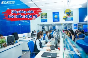 Giấy chứng nhận bảo hiểm điện tử