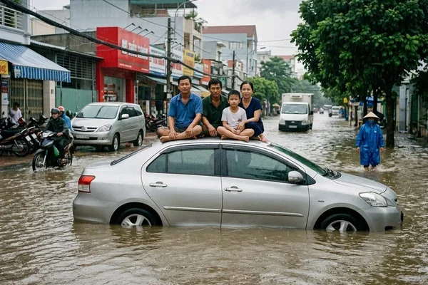 Bảo hiểm xe ô tô ngập nước và những điều cần biết